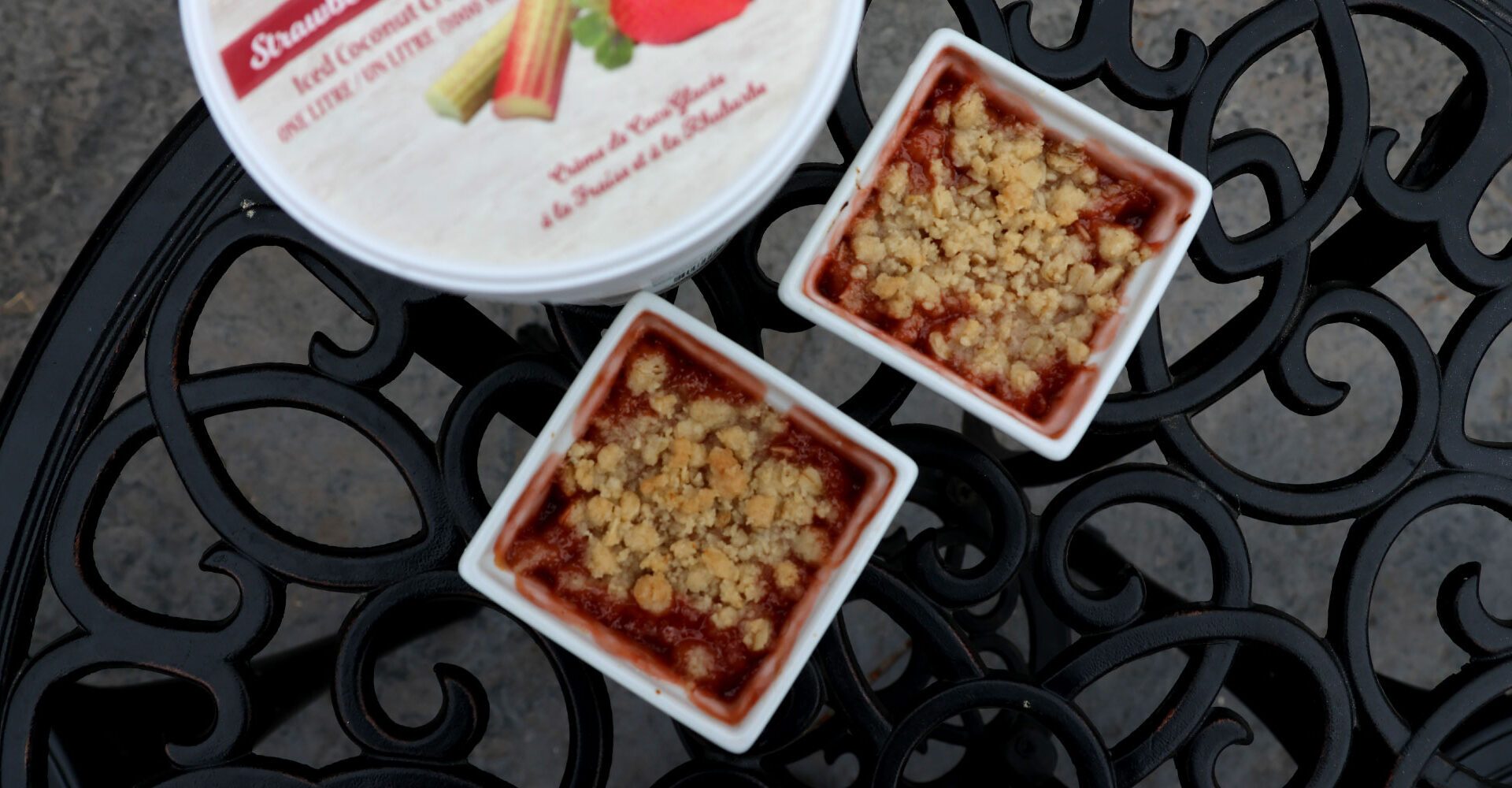 Gluten-Free Rhubarb Crumble