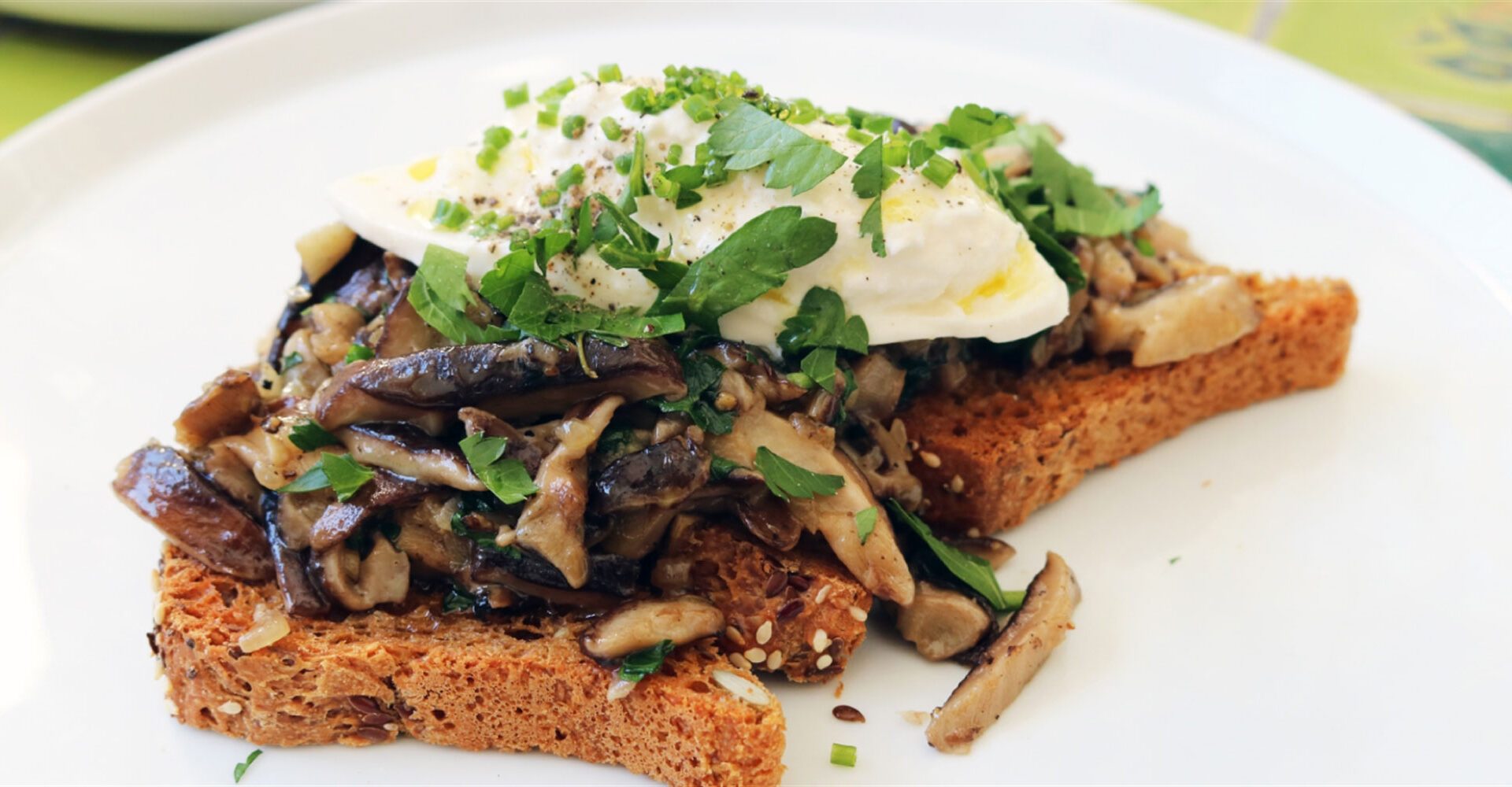 Ste. Anne’s 5 Seed Mushroom Toast