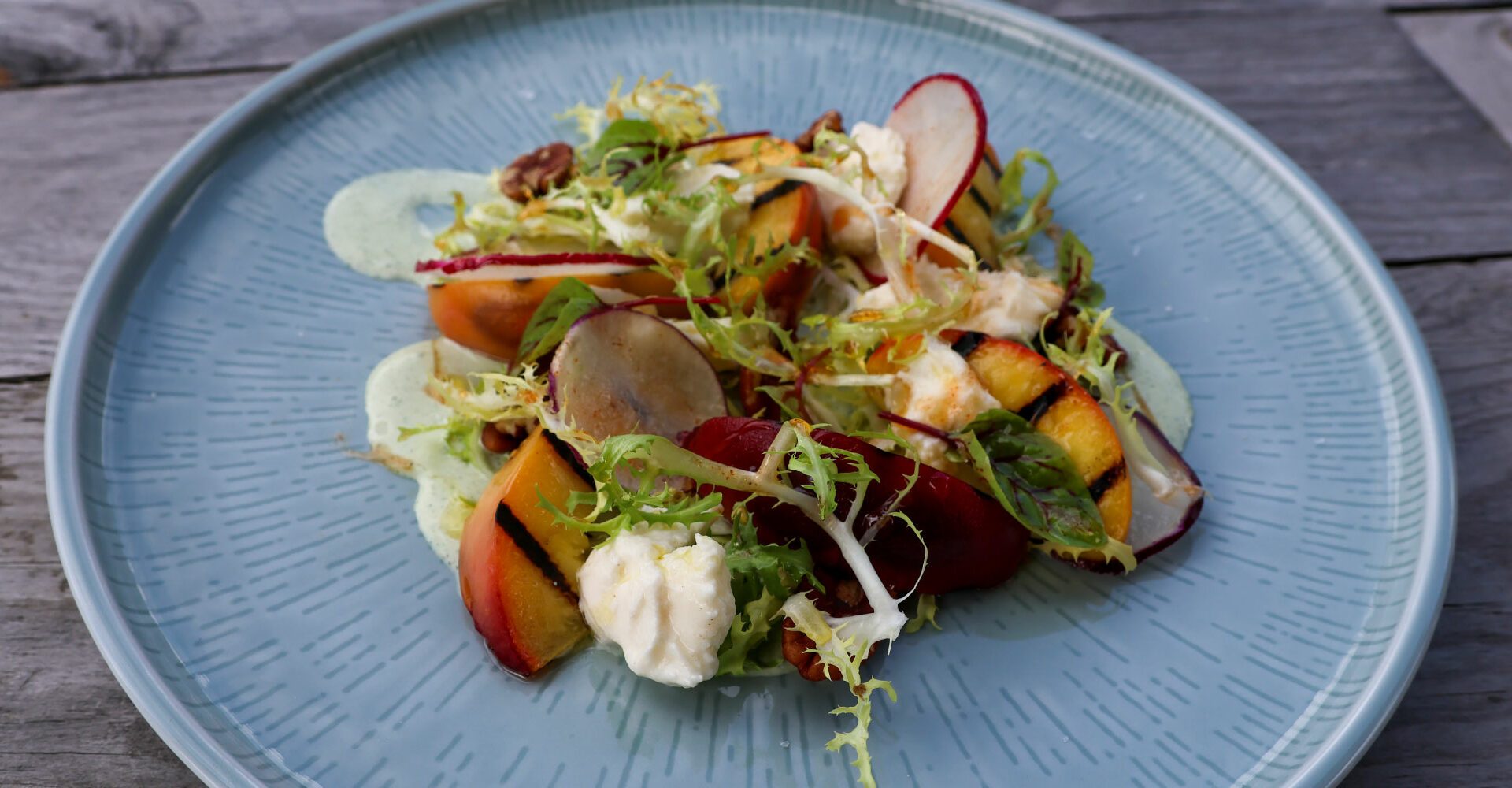 Grilled Peach Salad