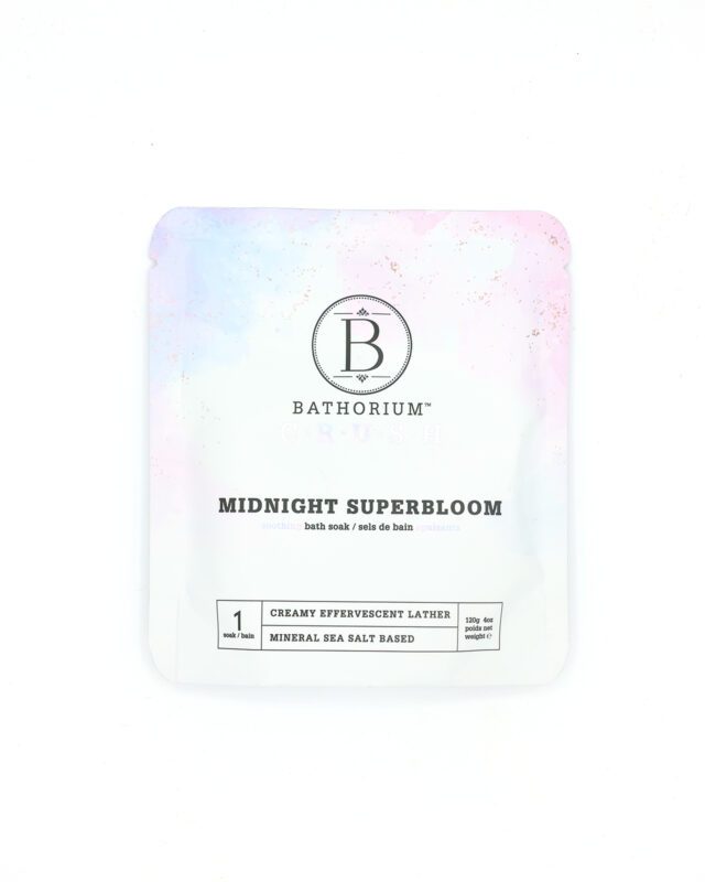 Bathorium: Midnight Superbloom Soothing Crush Bath Soak