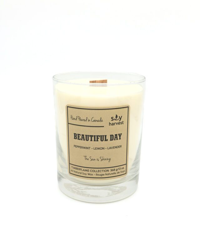 Soy Harvest: Beautiful Day Timberflame Candle