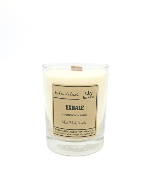 Soy Harvest: Exhale Timberflame Candle