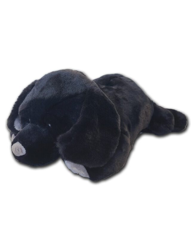 Warm Buddy: Black Labrador Microwavable Plush Animal