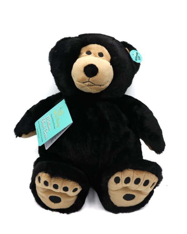 Warm Buddy: Black Beary Microwavable Plush Animal