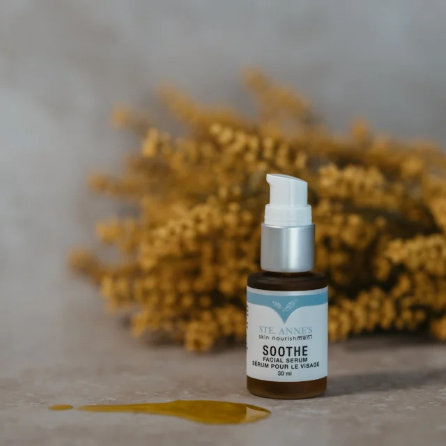 With these fluctuating temperatures, your skin might not know what to do! If you're feeling the effects and need an extra layer of hydration, our @SkinNourishment Soothe Serum is here to help. Find it in our NEW Autumn Glow Ritual Bundle, available online to give your skin the deep, soothing drink it craves. Link in bio 