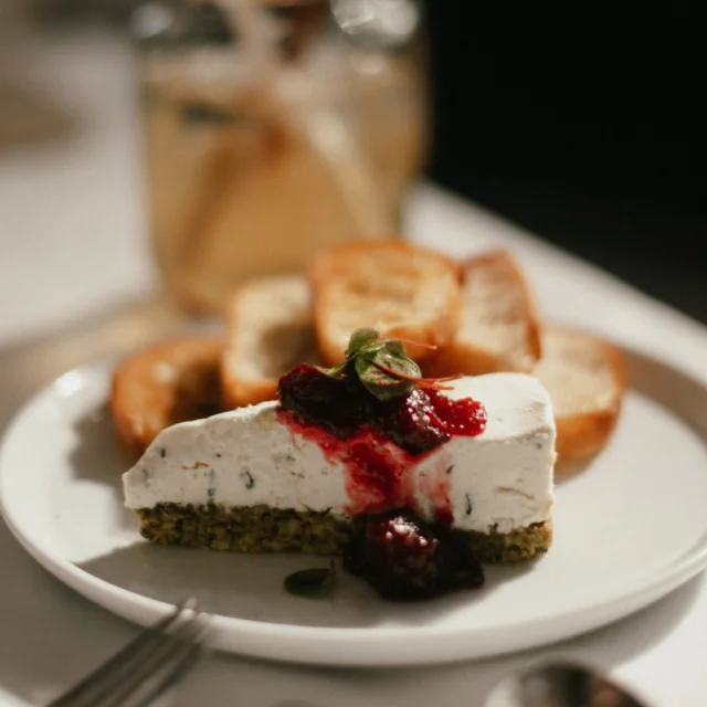 Looking for something unique and delicious to bring to your holiday gatherings? Our Savoury Cheesecake with a pistachio crust and herb-infused cream cheese is a crowd favourite. Rich, savoury and oh-so-goodits the perfect dish to intrigue your guests. Find the full recipe by clicking the kk k in our bio and searching Savoury Cheesecake  Photo credit: @mcleansy#HolidayGatherings #RecipeOfTheSeason