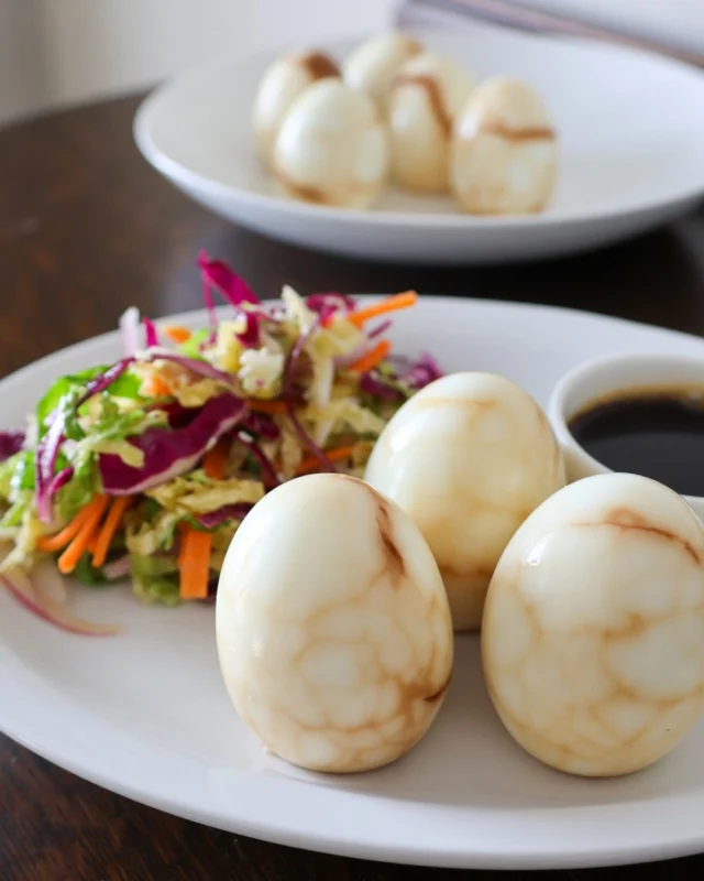 Welcome the Year of the Snake with a medley of flavours! Celebrate tradition with a savoury egg dish, a crisp and refreshing Asian slaw and our newest recipehandcrafted pork dumplings inspired by Chinese New Year.Perfect for ringing in the Lunar New Year with a feast of harmony and joy!Find both recipes online - link in bio #SteAnnesKitchen #LunarNewYearEats #PorkDumplings